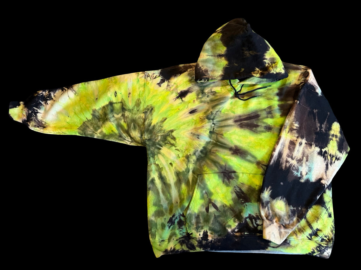 Plush, Reverse Ice Dye Hoodie-2XL