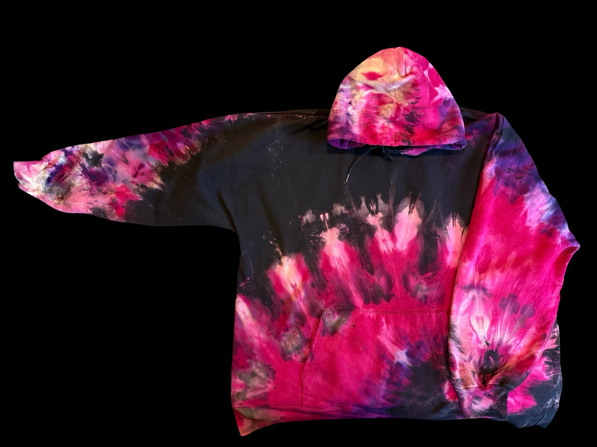 Plush, Reverse Ice Dye Hoodie-3XL