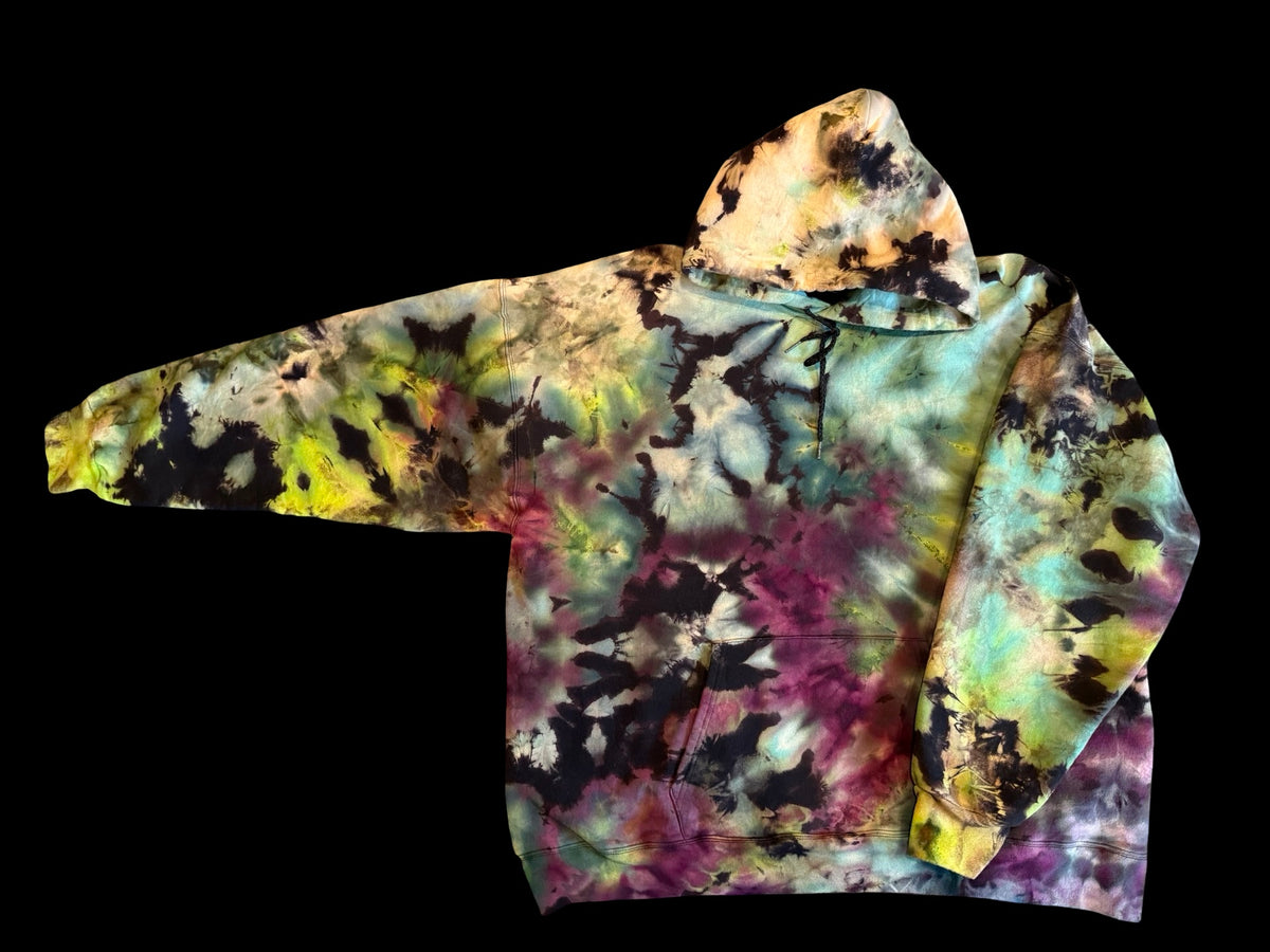 Plush, Reverse Ice Dye Hoodie-XL