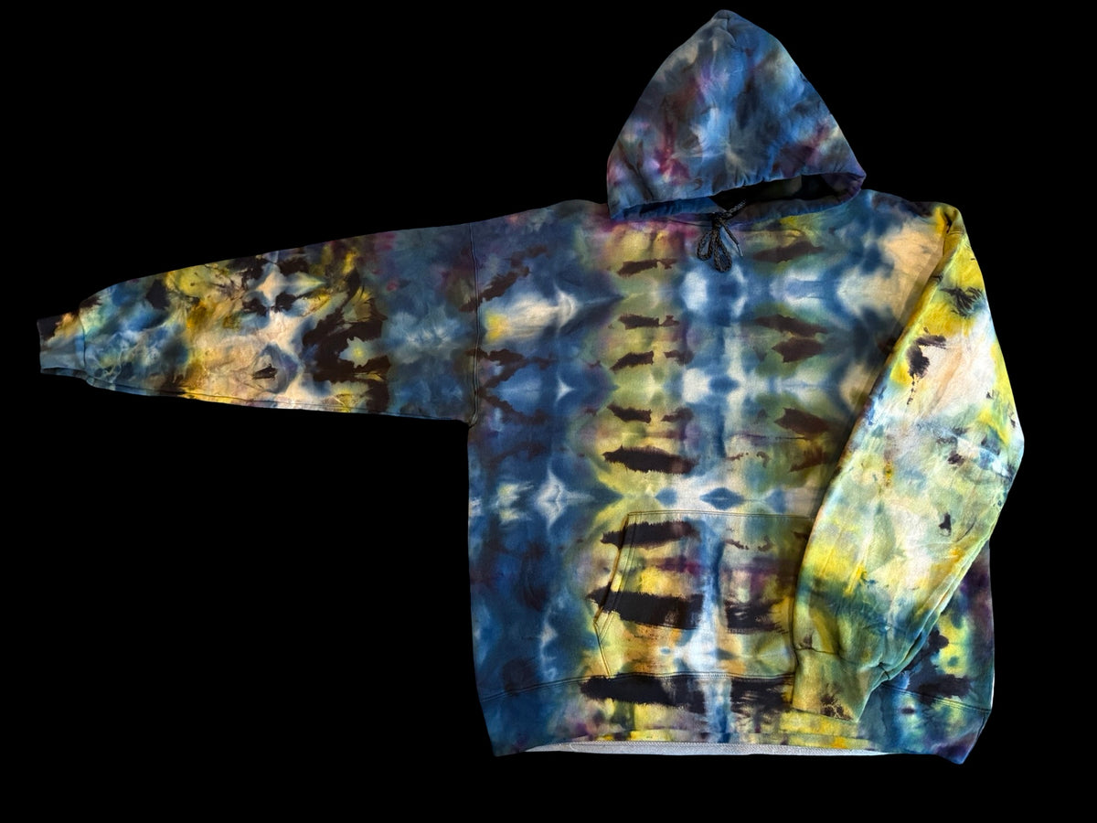 Plush, Reverse Ice Dye Hoodie-Large