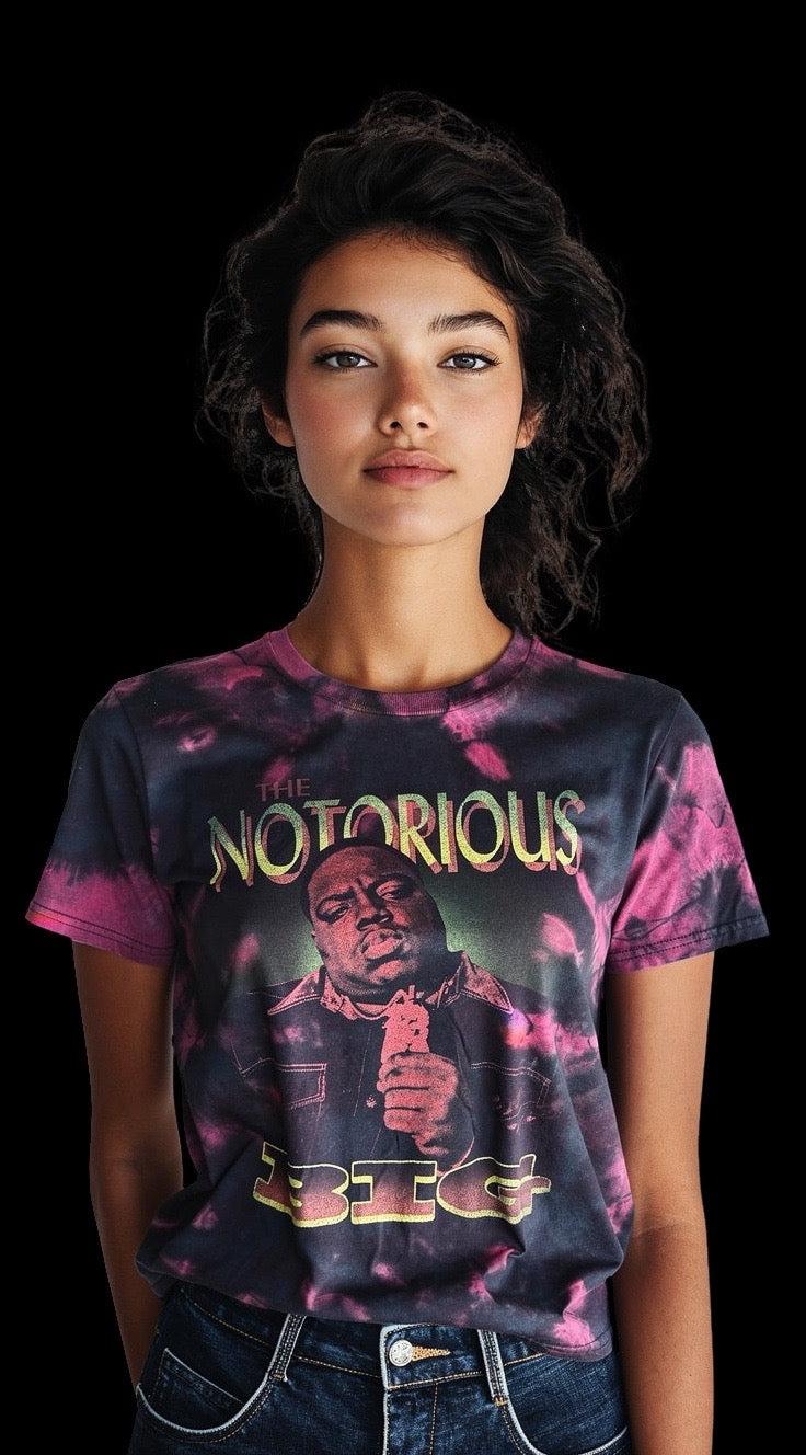 Med Up Cycled Biggie Reverse Tee Shirt