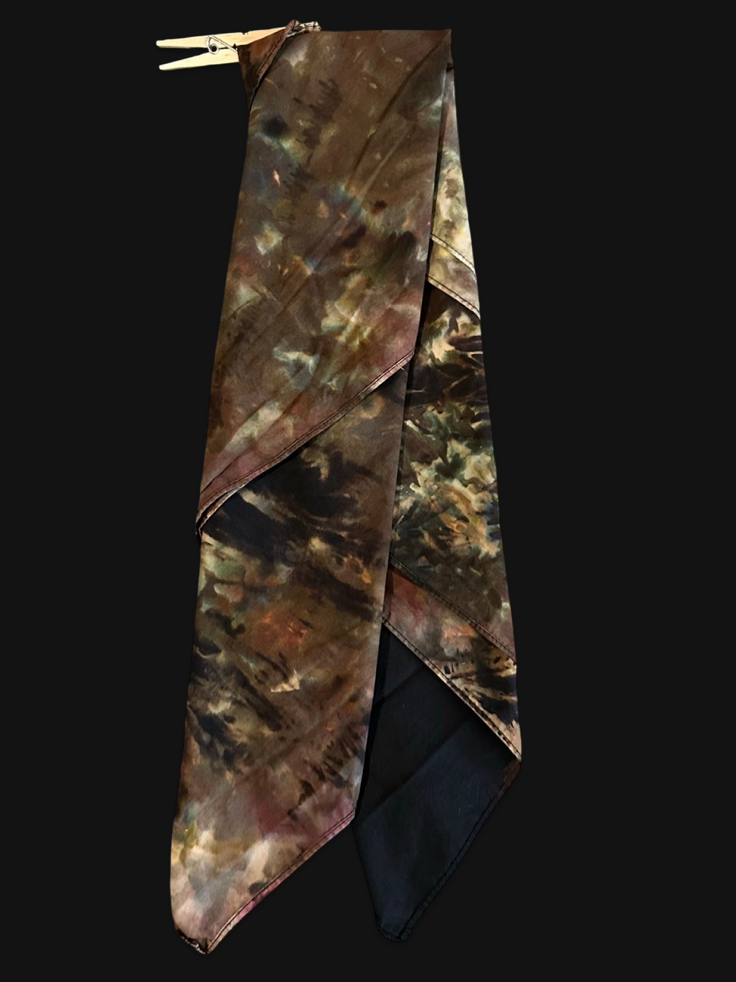 Reverse Ice Dye Bandana