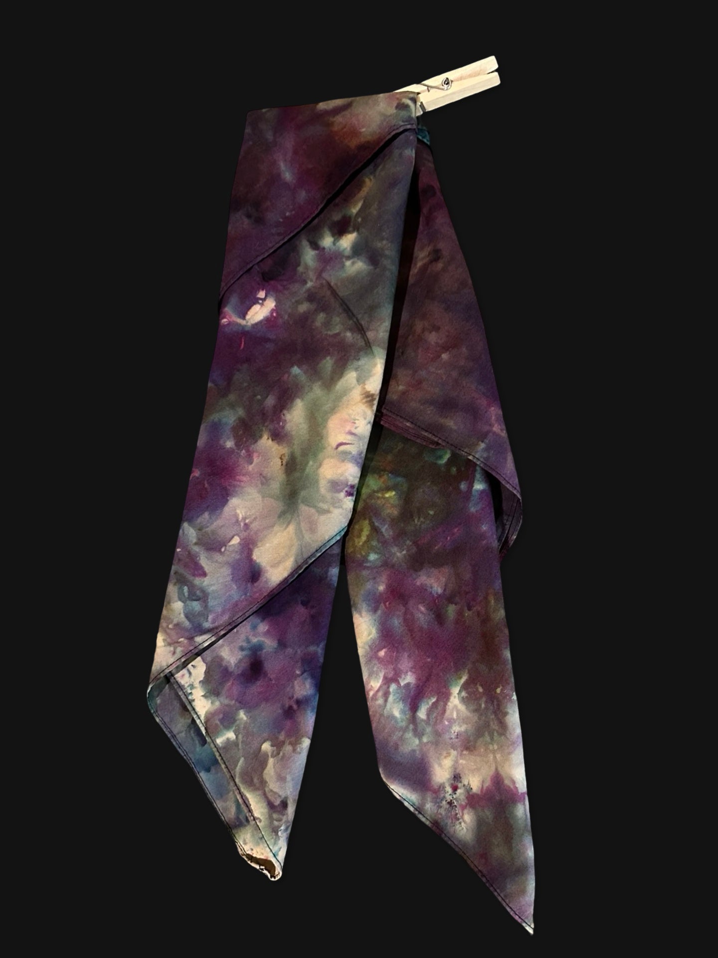Reverse Ice Dye Bandana