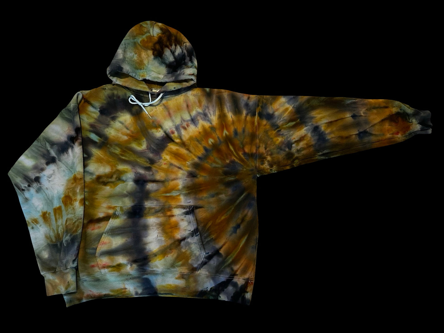 XL Heavyweight Ice Dye Hoodie