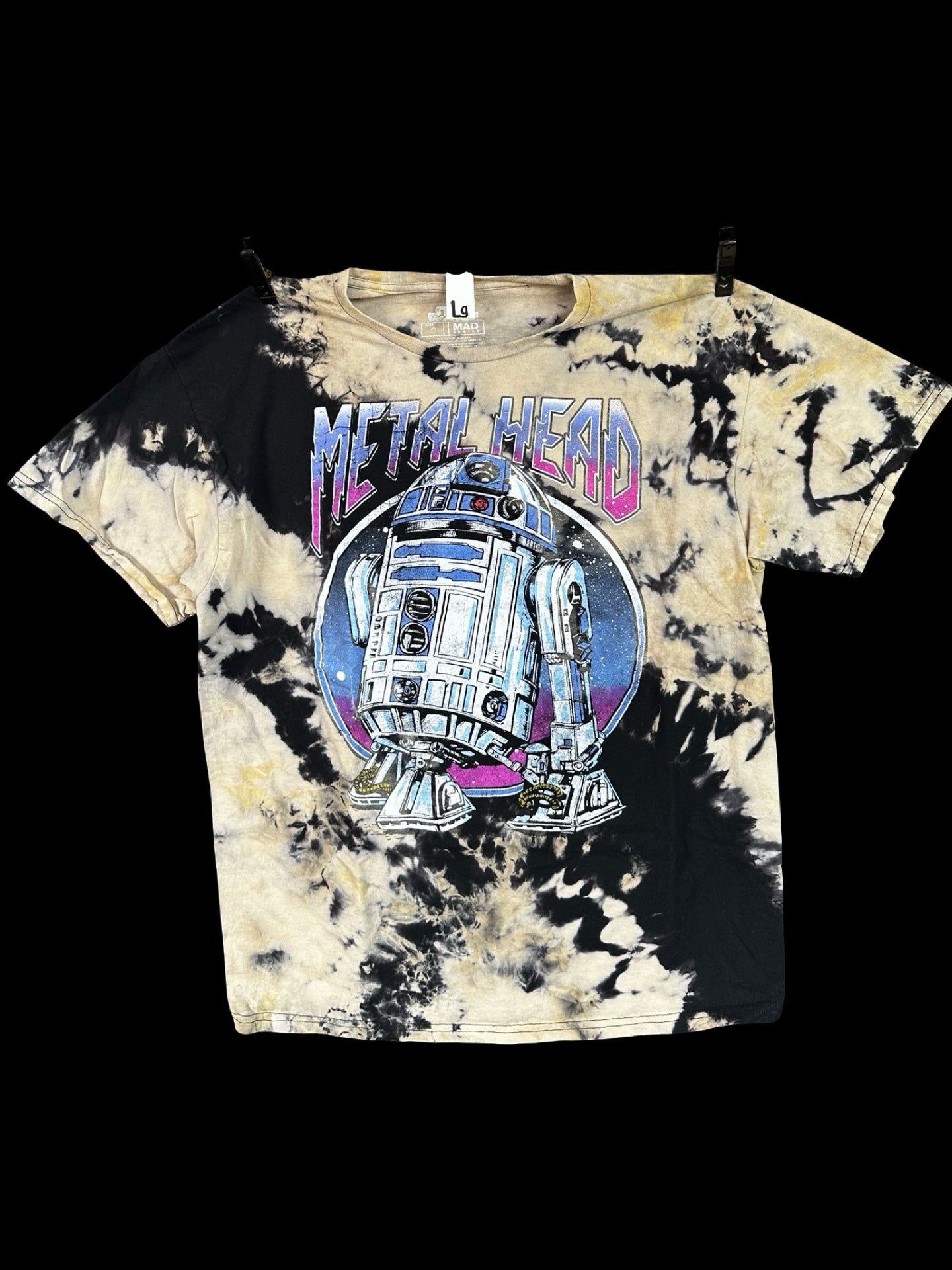 Med Up Cycled Tee Shirt Reverse Only