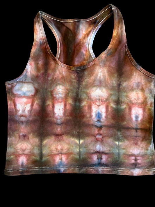 XL Ice Dye Racerback Bralette / Crop Top