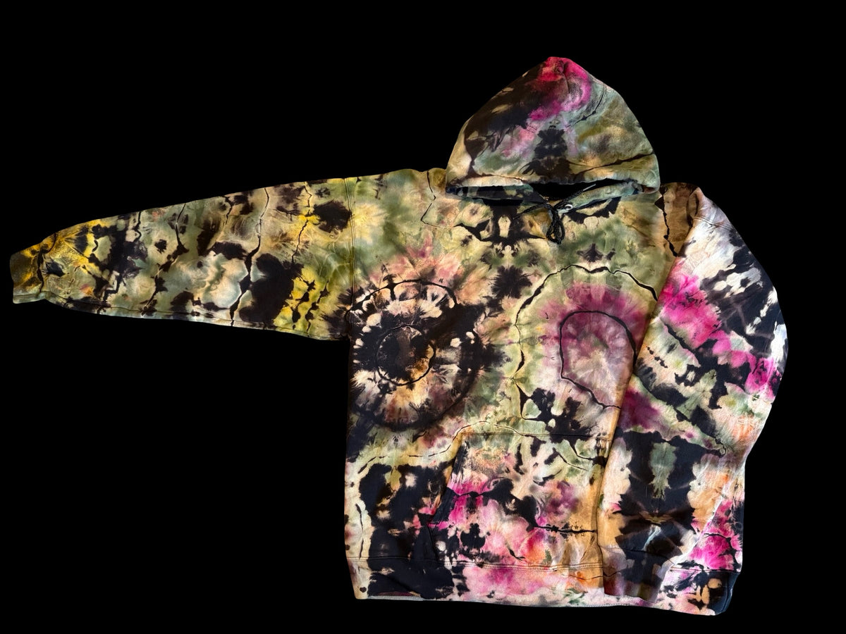 Plush, Reverse Ice Dye Hoodie-Large