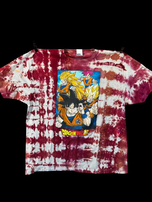 Xl Up Cycled Tee Shirt Snow Dye