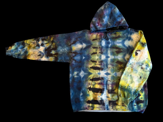 Plush, Reverse Ice Dye Hoodie-Large