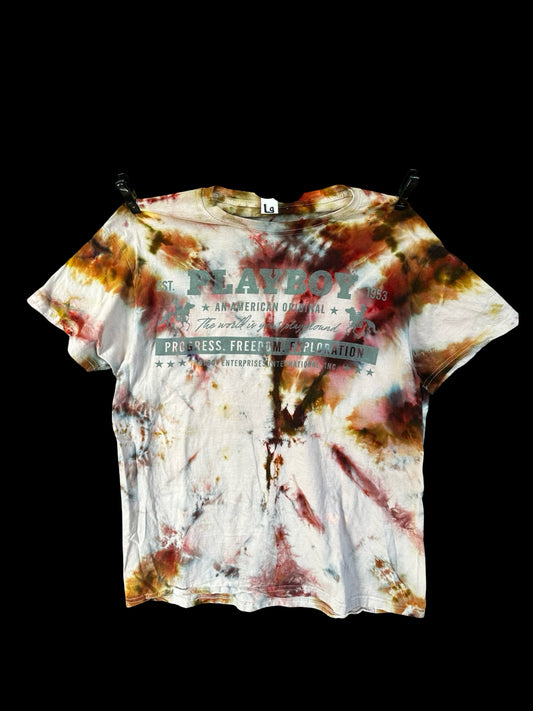 Lg Up Cycled Snow Dye Tee Shirt