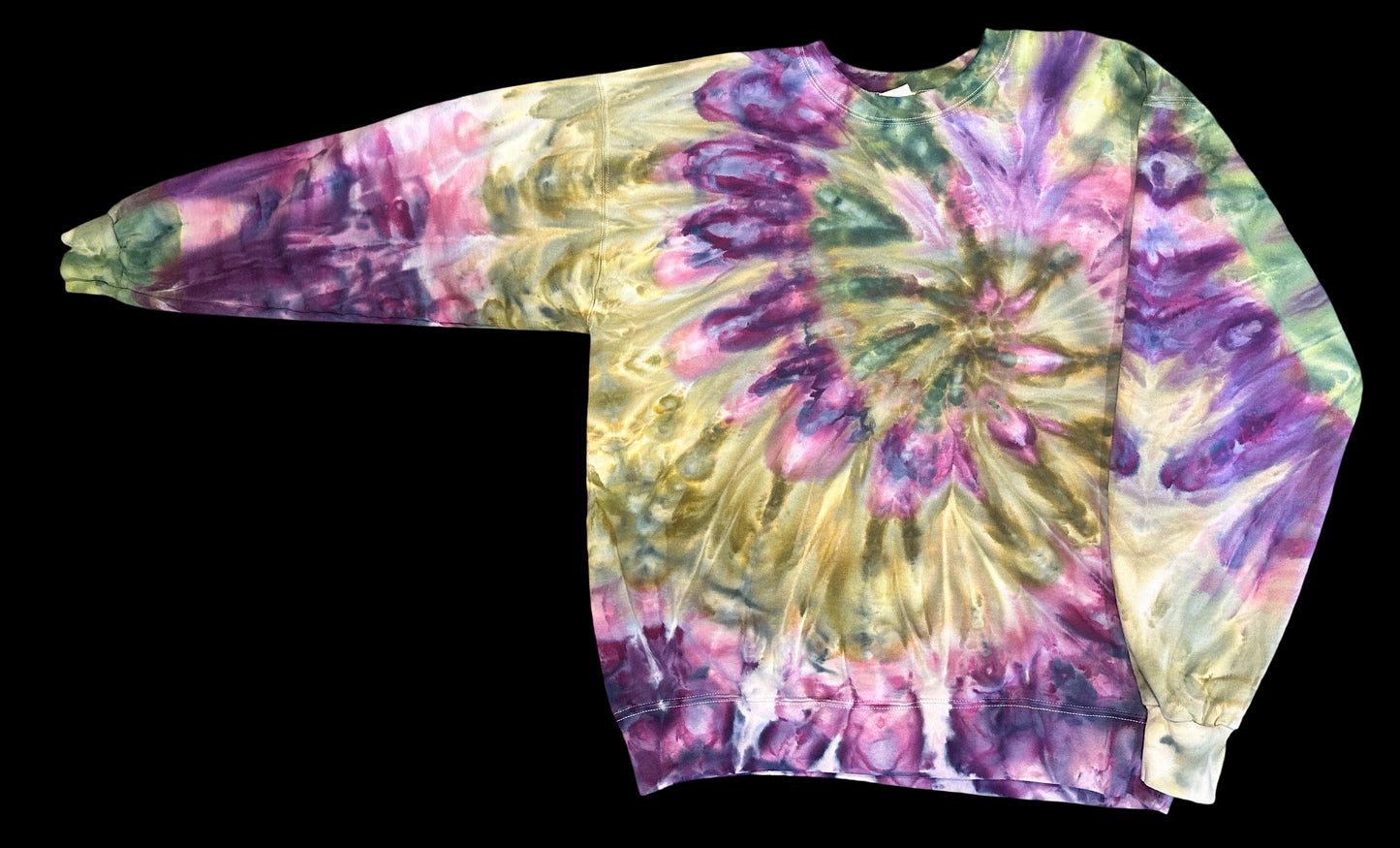 Custom Ice Dye Crewneck Sweatshirt