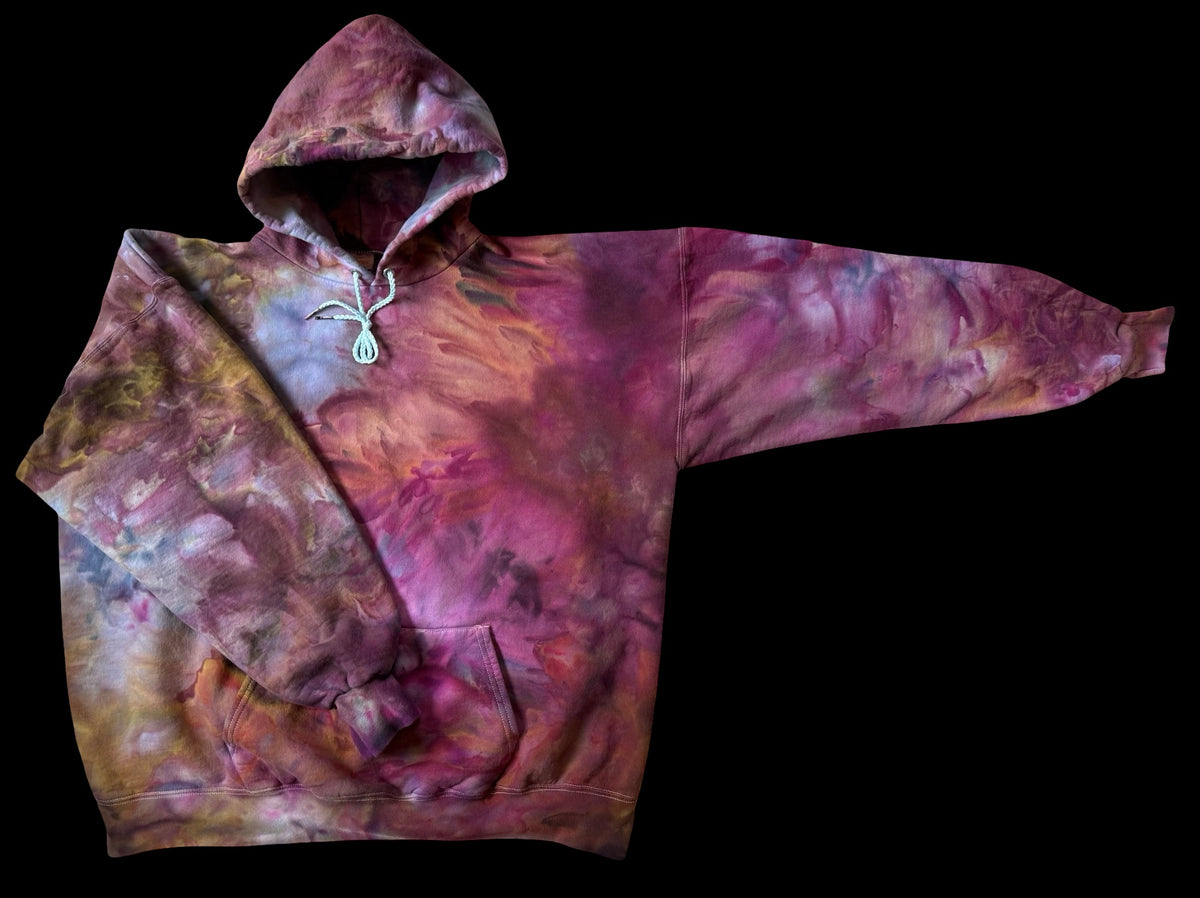 Xl Plush Ice Dye Hoodie