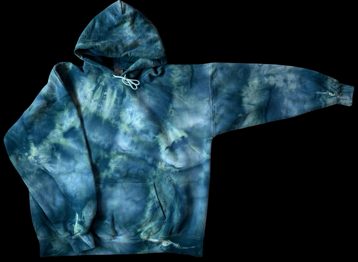 Xl Plush Ice Dye Hoodie