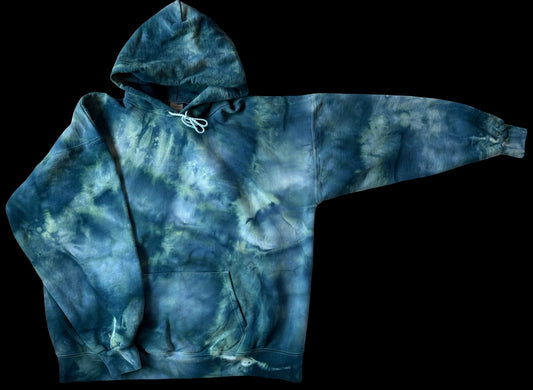 Xl Plush Ice Dye Hoodie